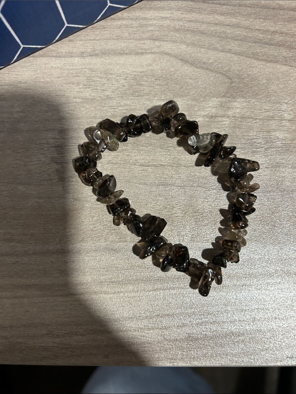 Smoky Quartz Chip Stretch Bracelet - Women Jewelry